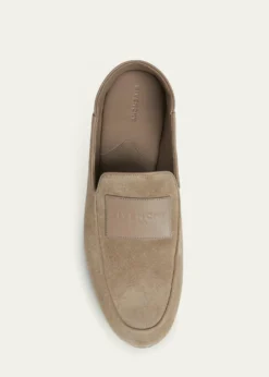 GivenchyMen's Label Suede Foldable Loafers