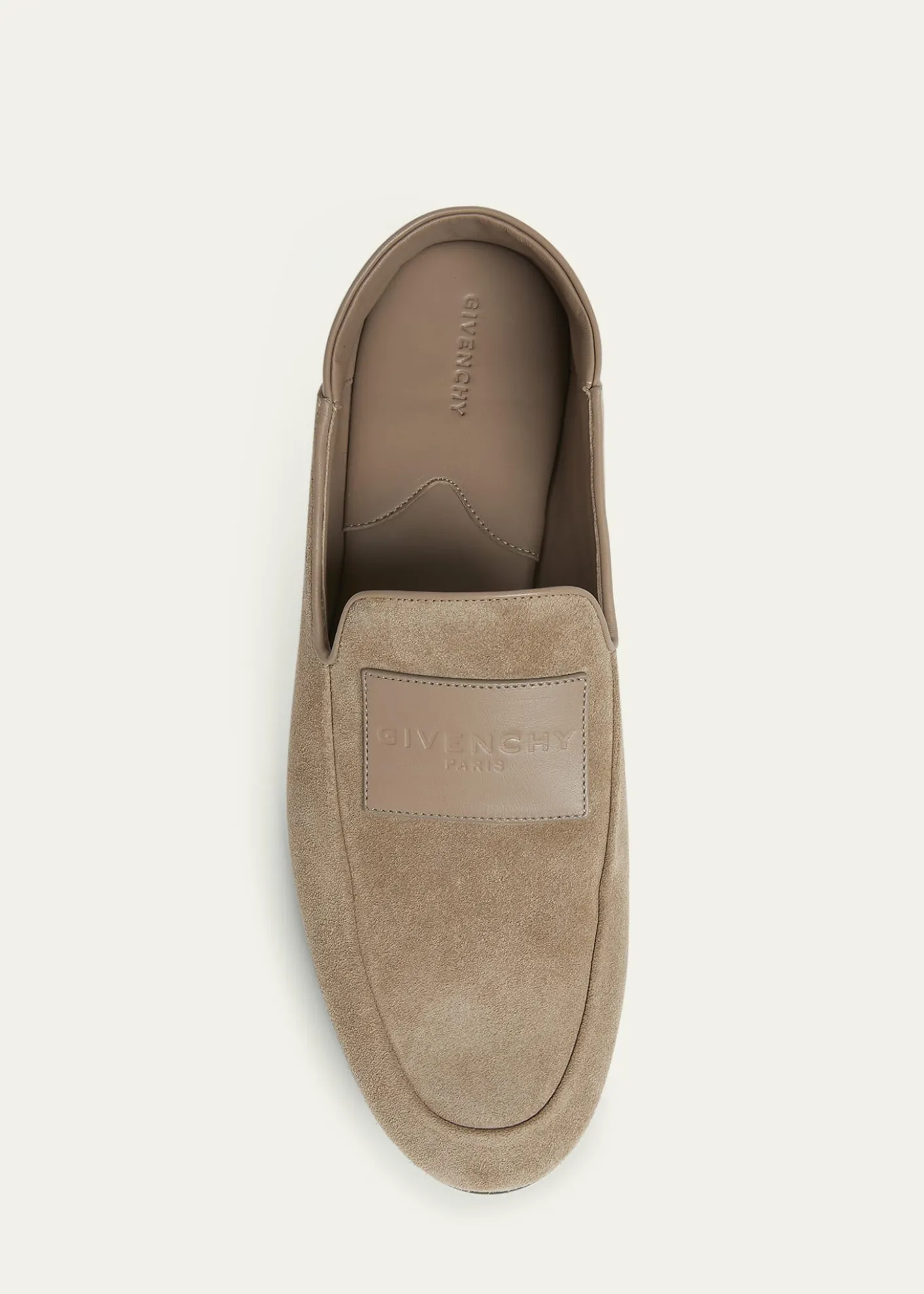 GivenchyMen's Label Suede Foldable Loafers
