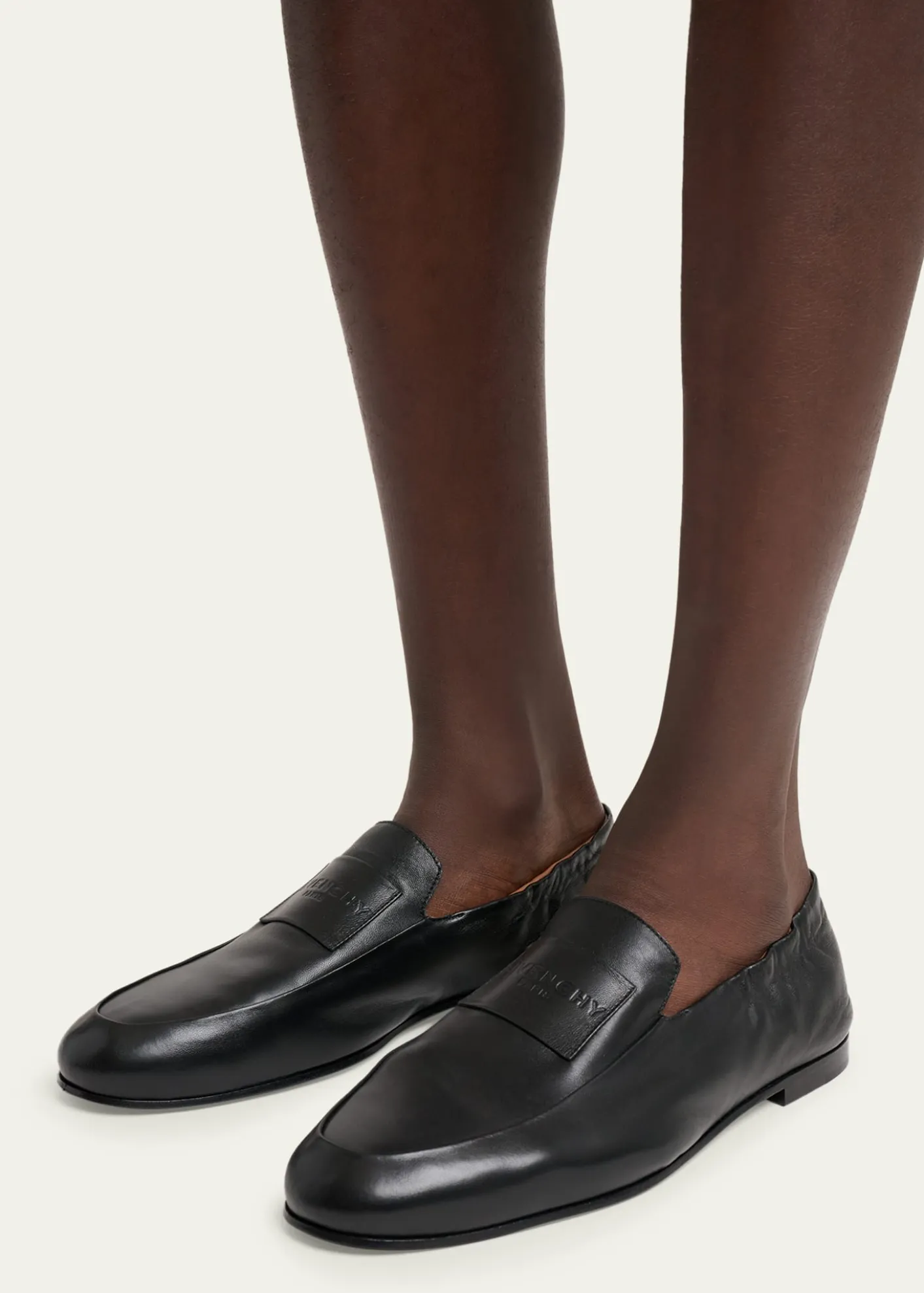 GivenchyMen's Leather Elasticized Loafers