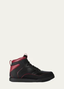 GivenchyMen's Leather High-Top Sneakers