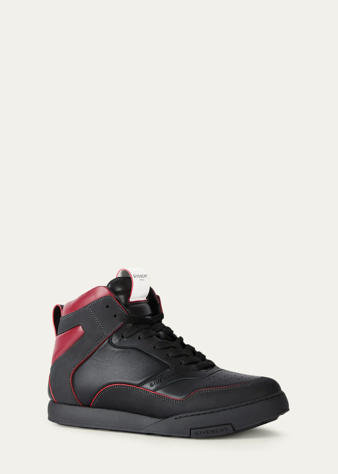 GivenchyMen's Leather High-Top Sneakers