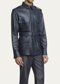 GivenchyMen's Leather Safari Jacket