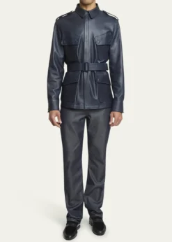 GivenchyMen's Leather Safari Jacket