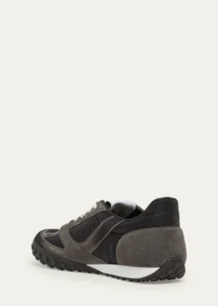GivenchyMen's New Glide Suede & Nylon Low-Top Sneakers