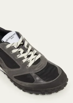 GivenchyMen's New Glide Suede & Nylon Low-Top Sneakers