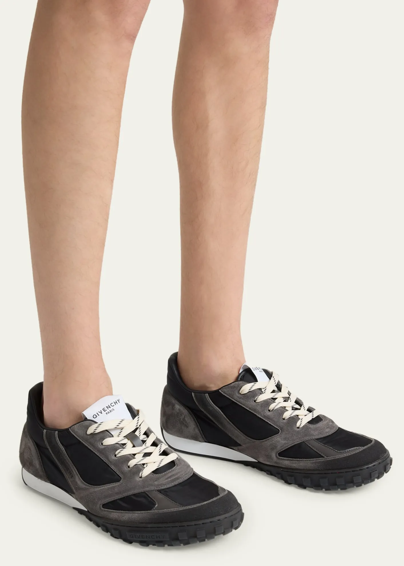 GivenchyMen's New Glide Suede & Nylon Low-Top Sneakers