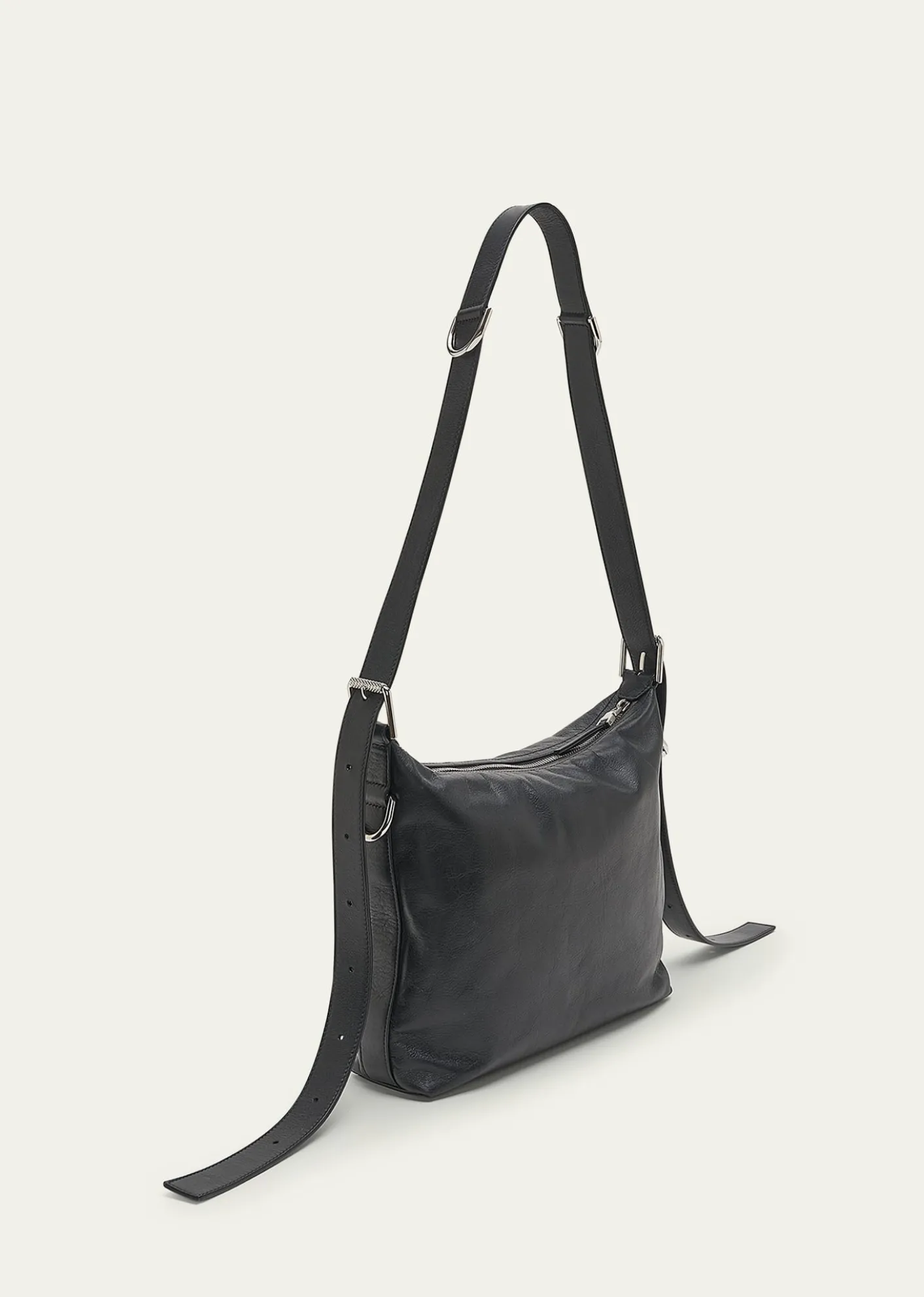 GivenchyMen's Voyou Leather Crossbody Bag