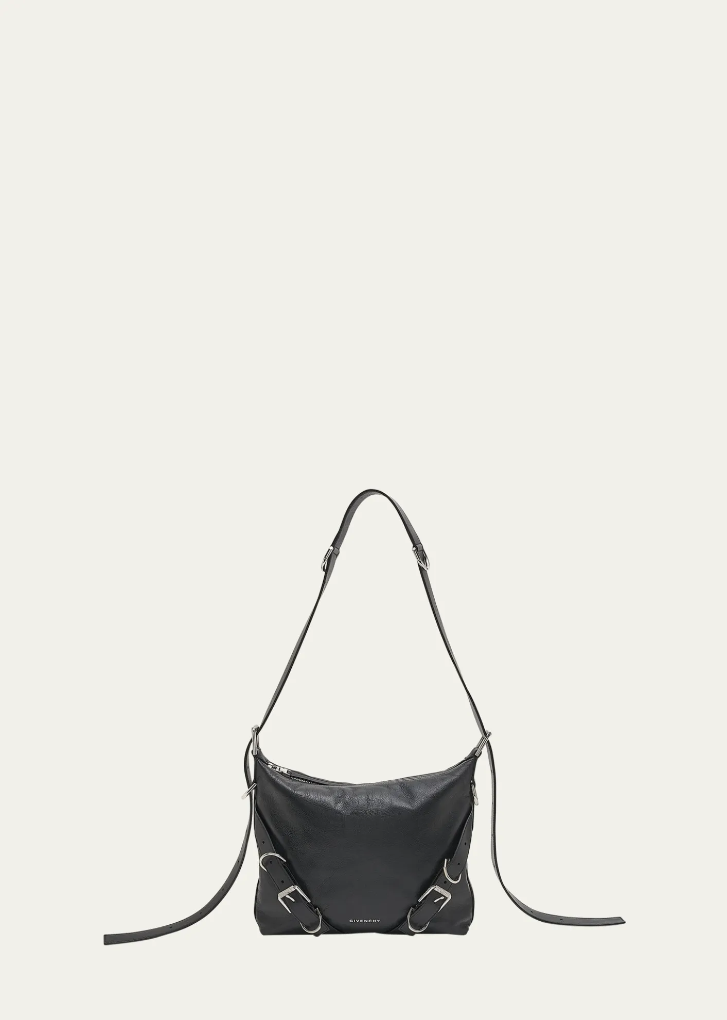 GivenchyMen's Voyou Leather Crossbody Bag