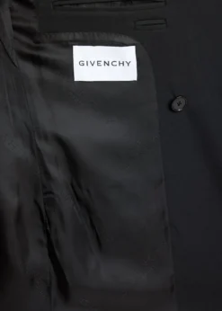GivenchyMen's Wool Gabardine Double-Breasted Jacket