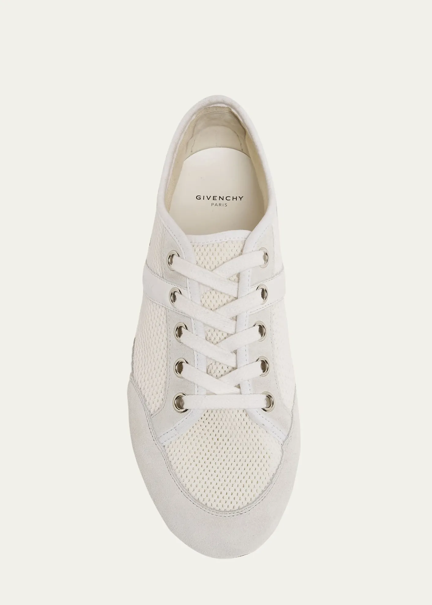 GivenchyMesh And Suede Slim Low-Top Sneakers