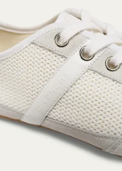 GivenchyMesh And Suede Slim Low-Top Sneakers