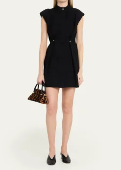 GivenchyMini Pinch Leopard Pony-Effect Top-Handle Bag
