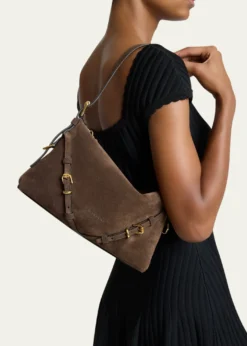 GivenchyMini Voyou Suede Shoulder Bag