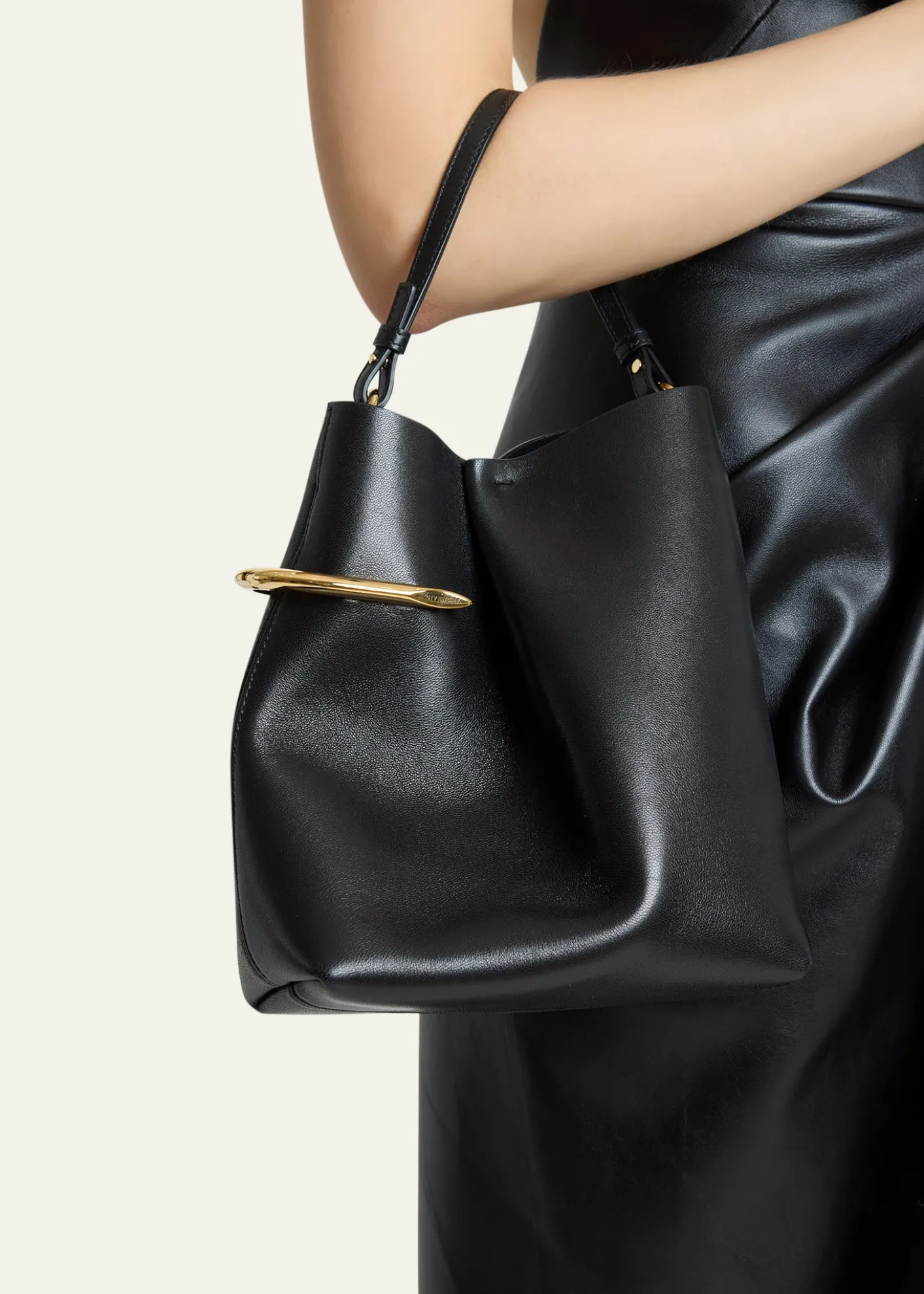 GivenchyPinch Top-Handle Bag in Grain Leather