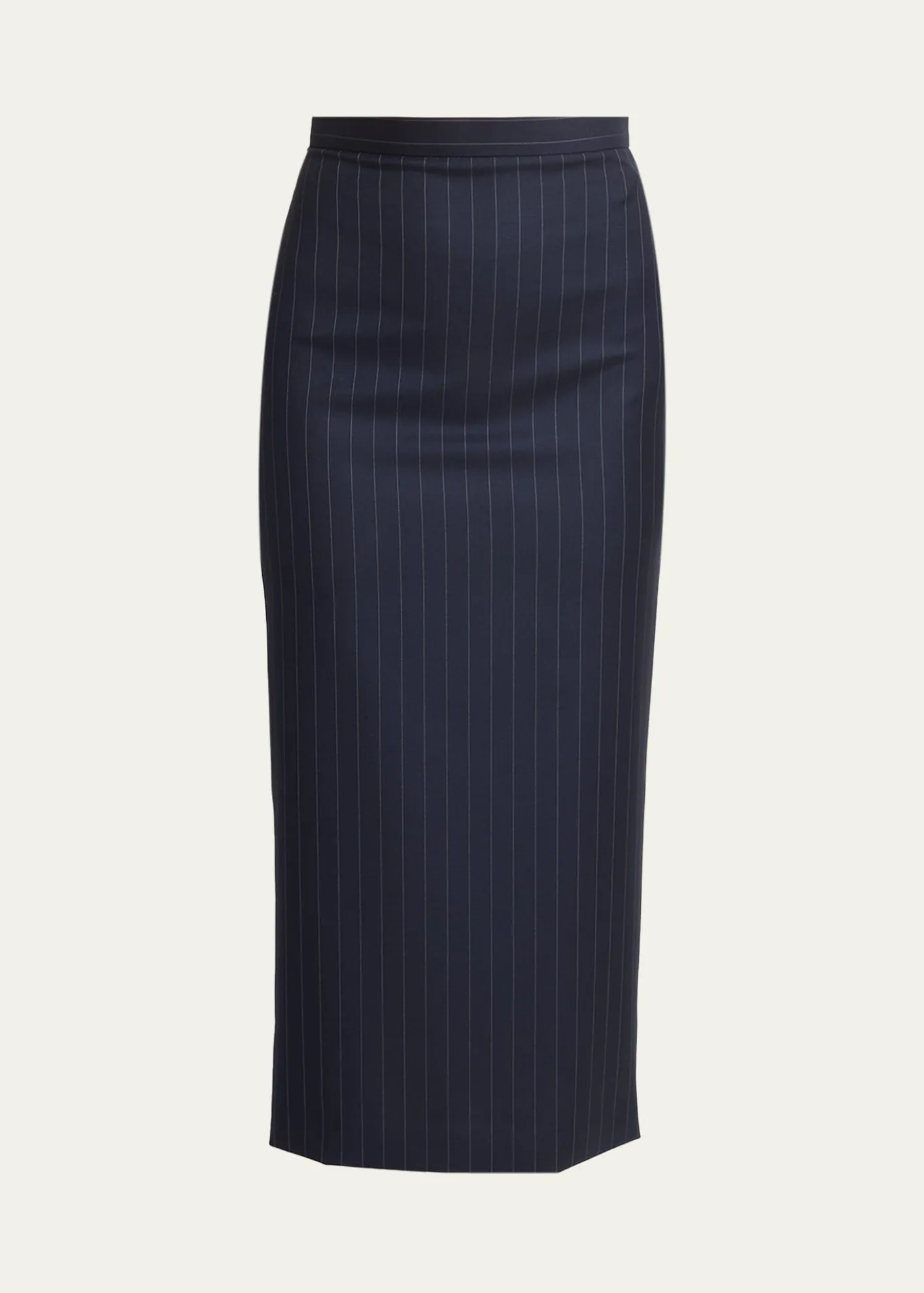 GivenchyPinstripe Wool Pencil Midi Skirt