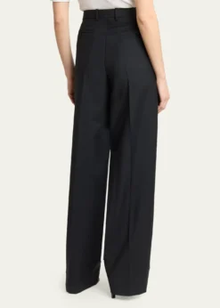 GivenchyPleated Wool-Mohair Tuxedo Pants
