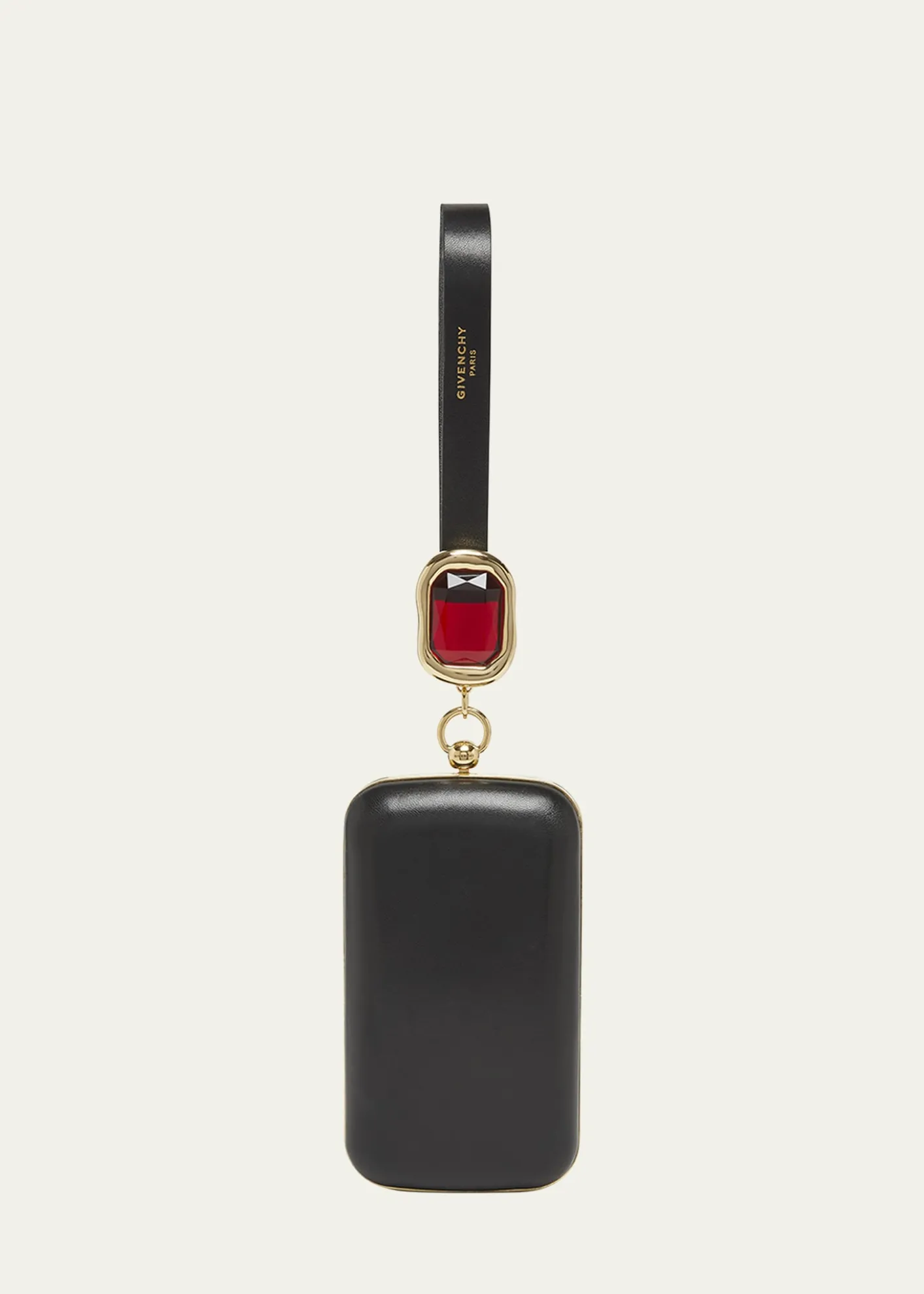 GivenchyShow Crystal-Embellished Minaudiere in Nappa Leather