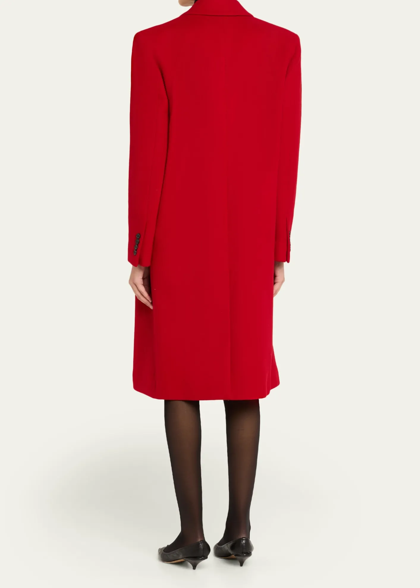 GivenchySingle-Breasted Mid-Length Wool Coat