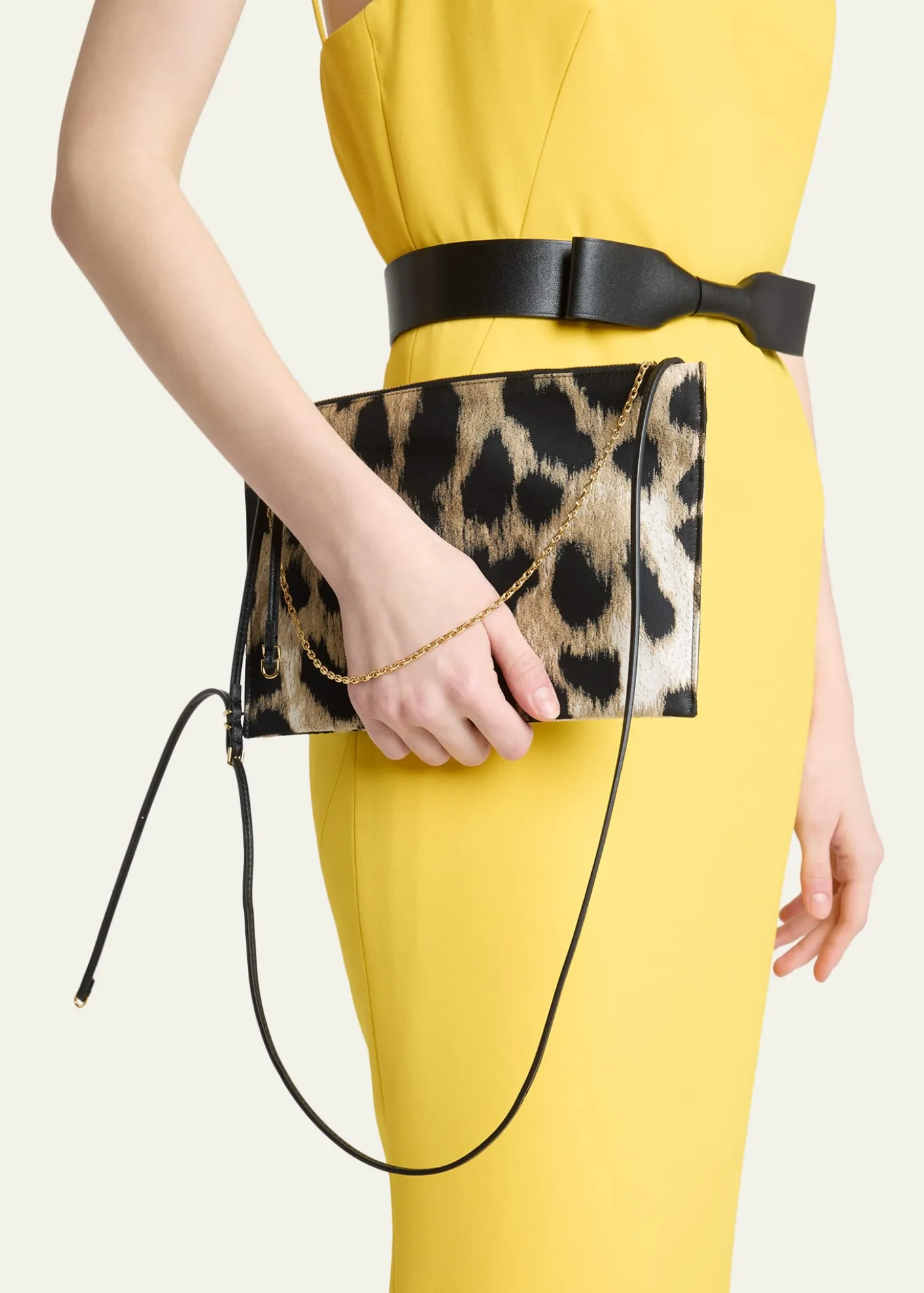 GivenchyVoyou Animal-Print Pochette Shoulder Bag