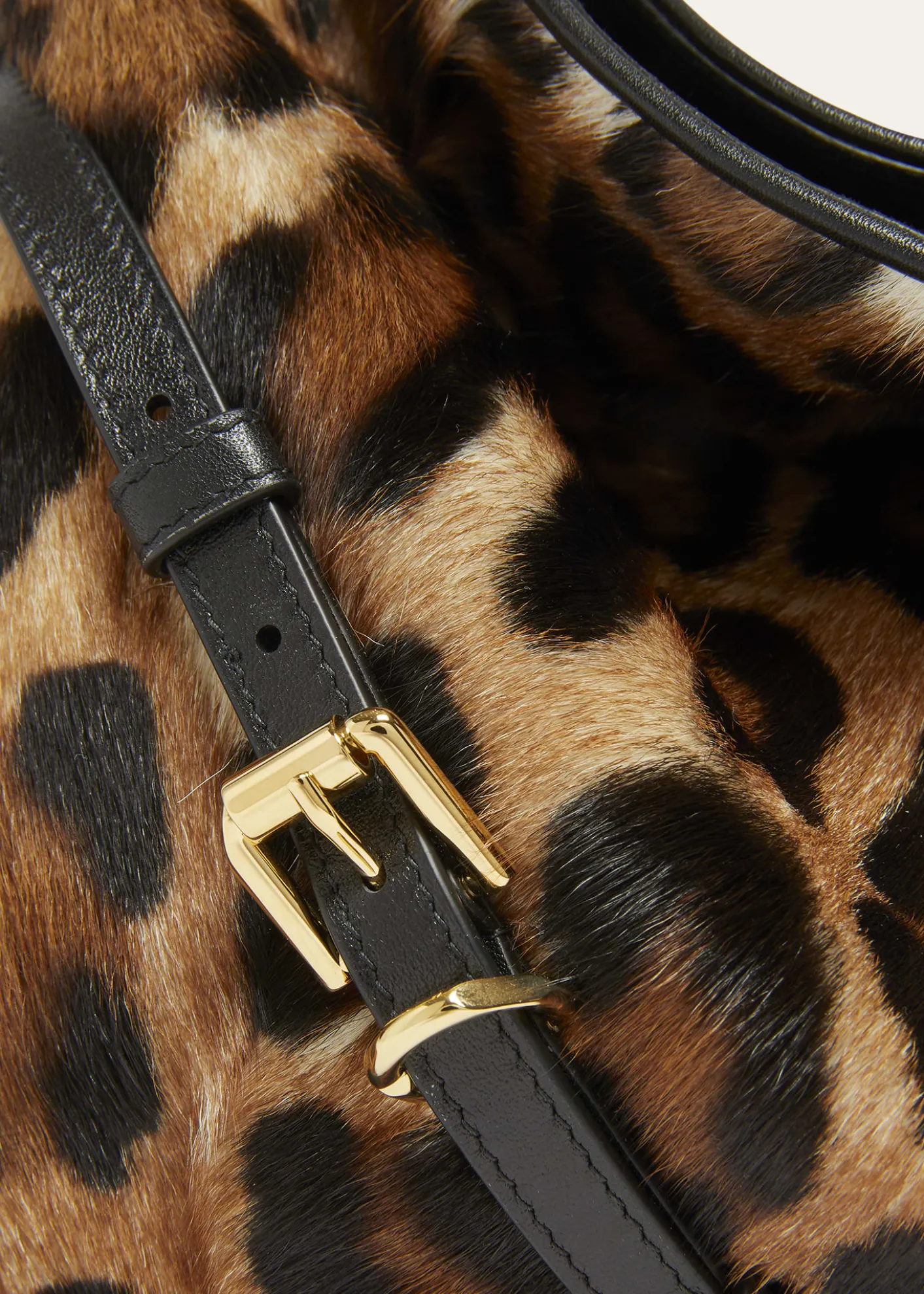 GivenchyVoyou Medium Leopard-Print Goat Hair Shoulder Bag