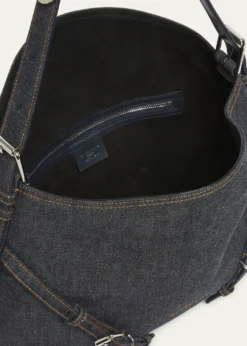 GivenchyVoyou Medium Shoulder Bag in Denim