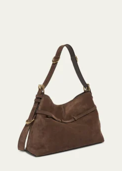 GivenchyVoyou Medium Slouchy Shoulder Bag in Suede