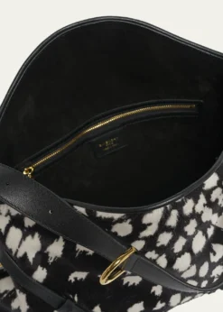 GivenchyVoyou Medium Snow Leopard-Print Calf Hair Shoulder Bag