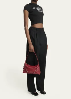 GivenchyVoyou Mini Shoulder Bag in Shiny Leather