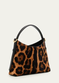 GivenchyVoyou Nano Leopard-Print Ponyhair Top-Handle Bag