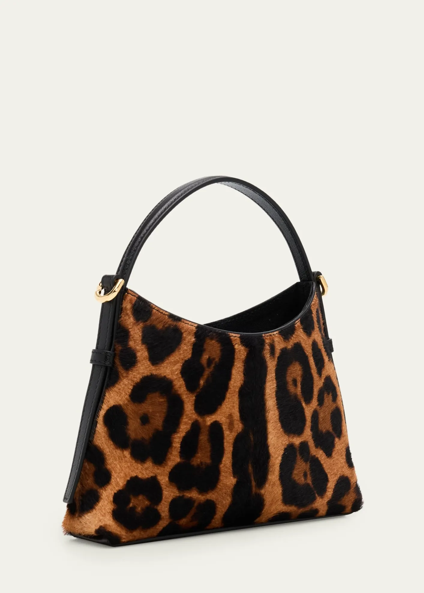 GivenchyVoyou Nano Leopard-Print Ponyhair Top-Handle Bag