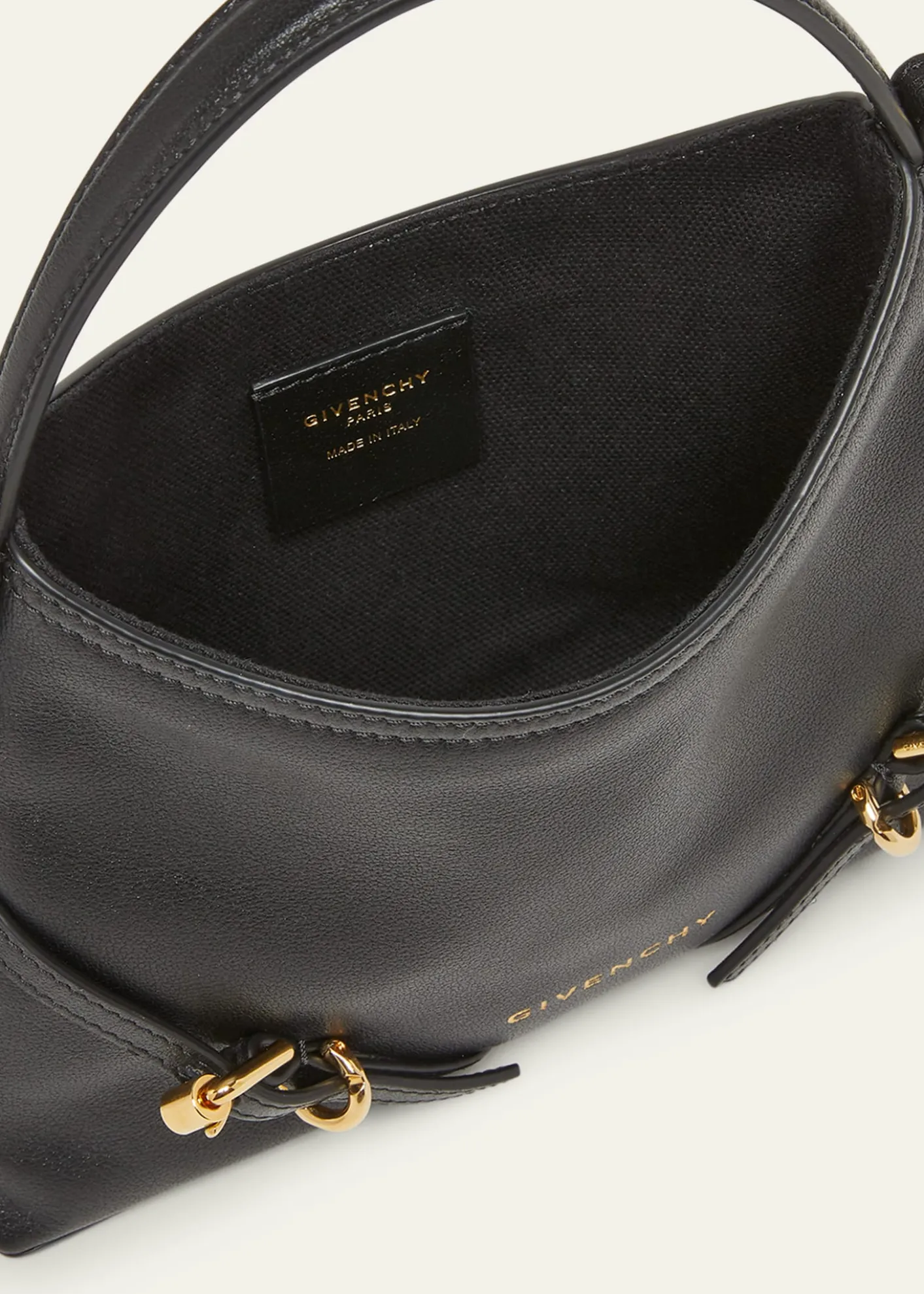 GivenchyVoyou Nano Top-Handle Bag in Shiny Leather