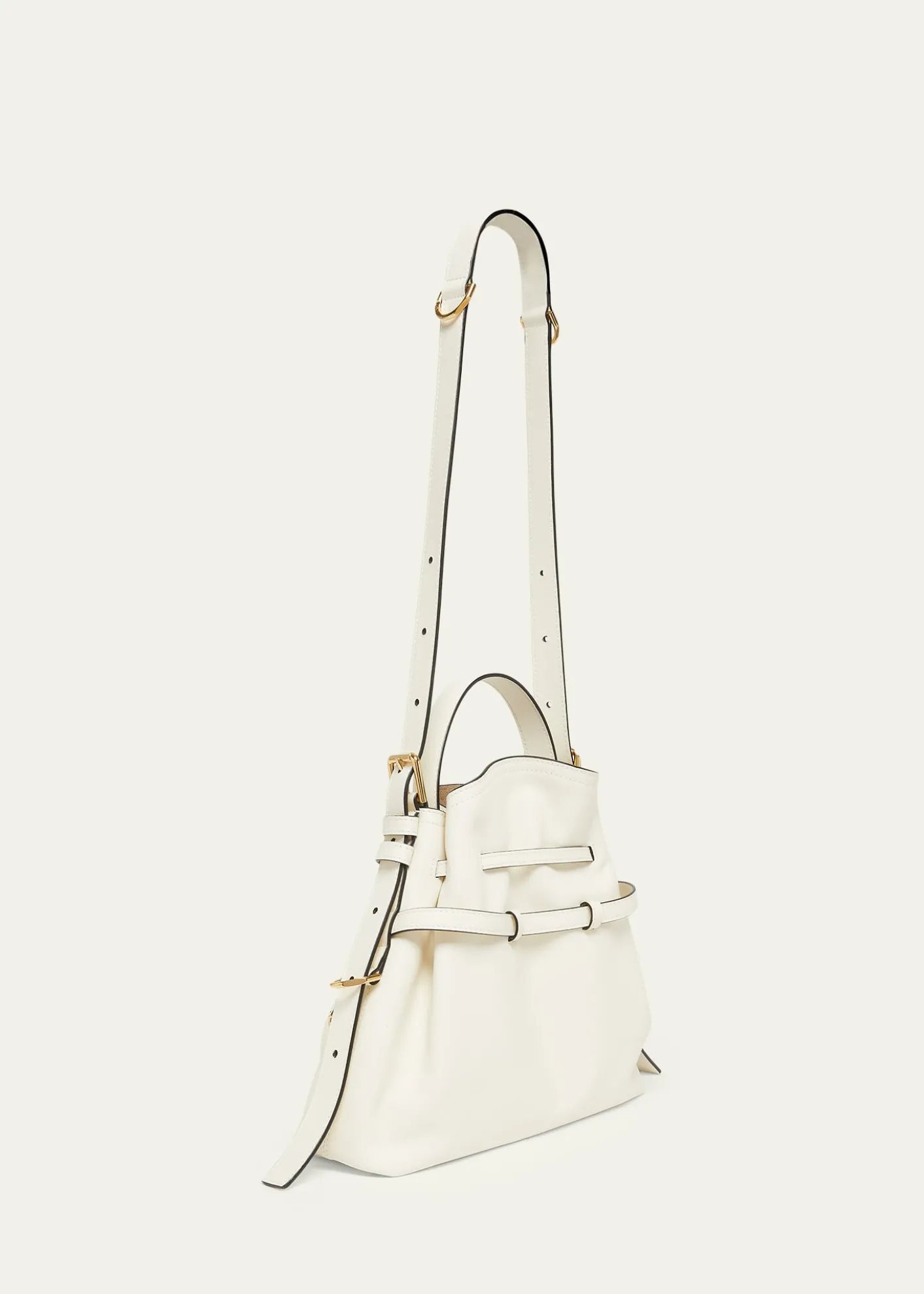 GivenchyVoyou Small Buckle Shoulder Bag in Leather