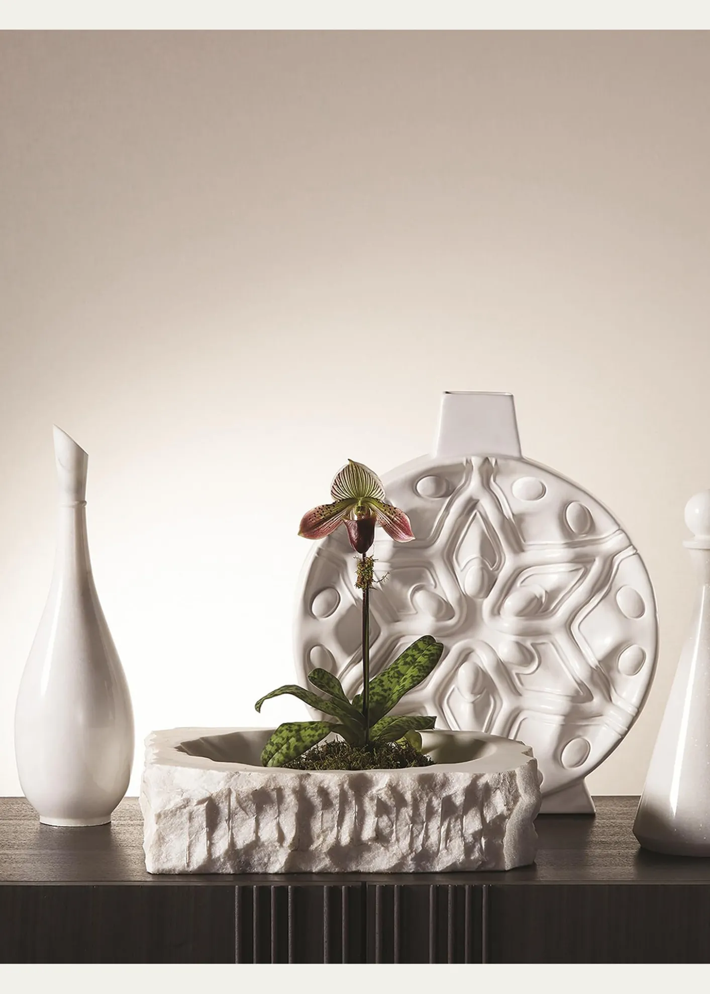 Global ViewsChiseled Block Bowl