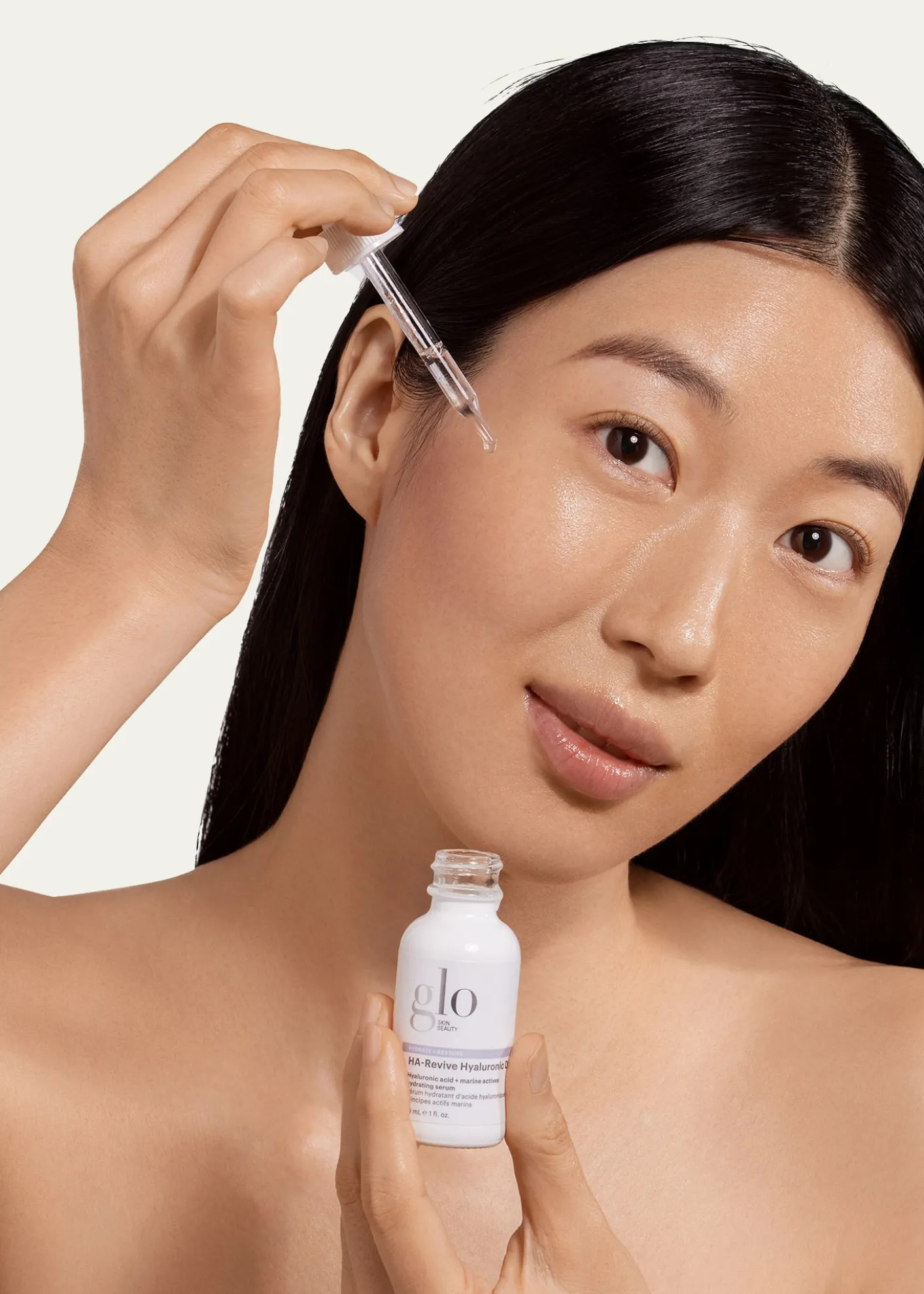 Glo Skin BeautyHA-Revive Hyaluronic Drops, 1 oz.