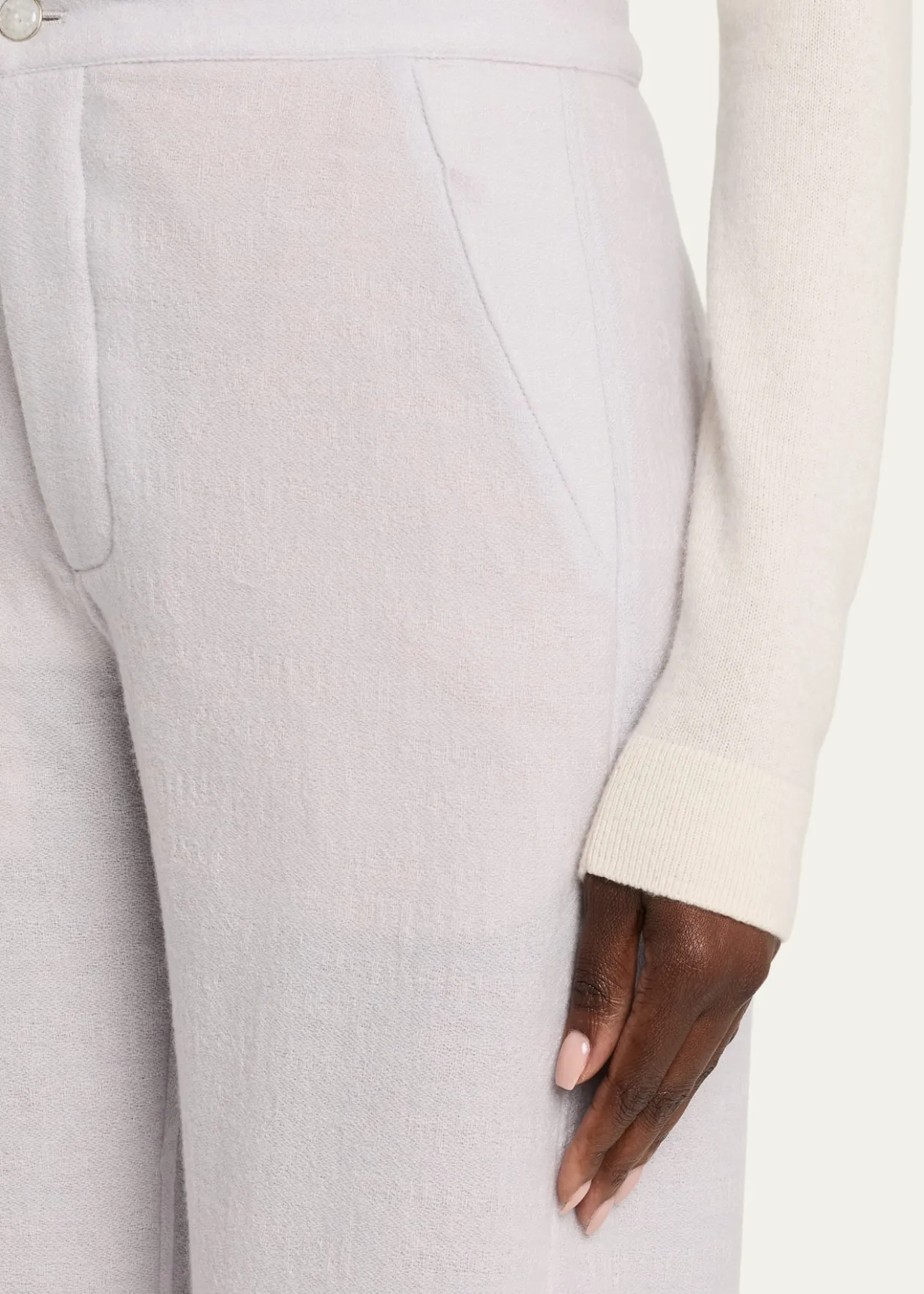God's True CashmereAffirmations Cashmere Straight-Leg Pants