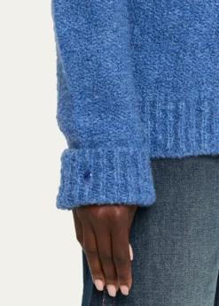 God's True CashmereCashmere Boucle Knit Crewneck Sweater