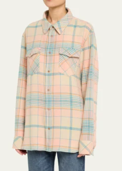 God's True CashmereLover Tartan Cashmere Shirt
