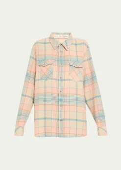 God's True CashmereLover Tartan Cashmere Shirt
