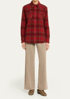 God's True CashmereLove Tartan Cashmere Flannel Shirt