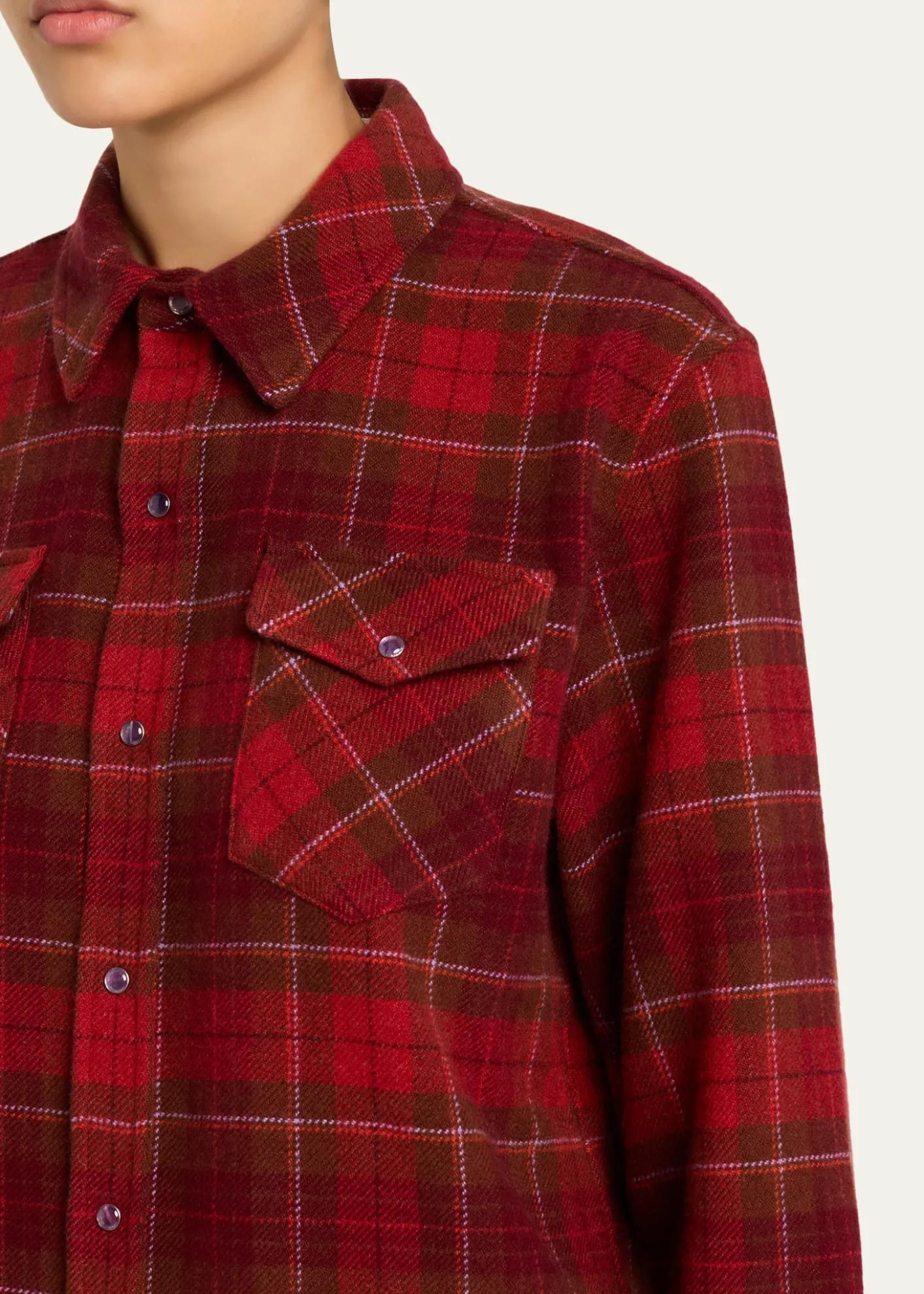 God's True CashmereLove Tartan Cashmere Flannel Shirt