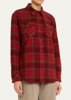 God's True CashmereLove Tartan Cashmere Flannel Shirt
