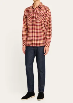 God's True CashmereMen's Sunstone Tartan Sport Shirt