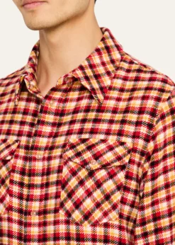 God's True CashmereMen's Sunstone Tartan Sport Shirt