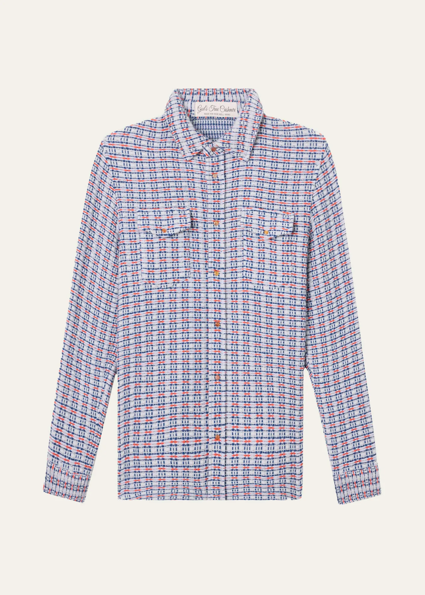 God's True CashmereModern Heritage Cashmere Sport Shirt