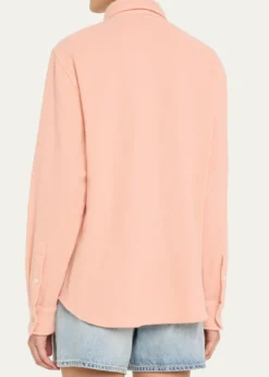 God's True CashmerePeach Blush Cashmere Button-Down Shirt