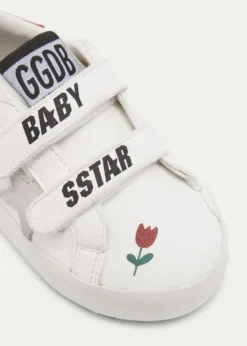 Golden GooseGirl's School Leather Low Top Sneakers, Baby