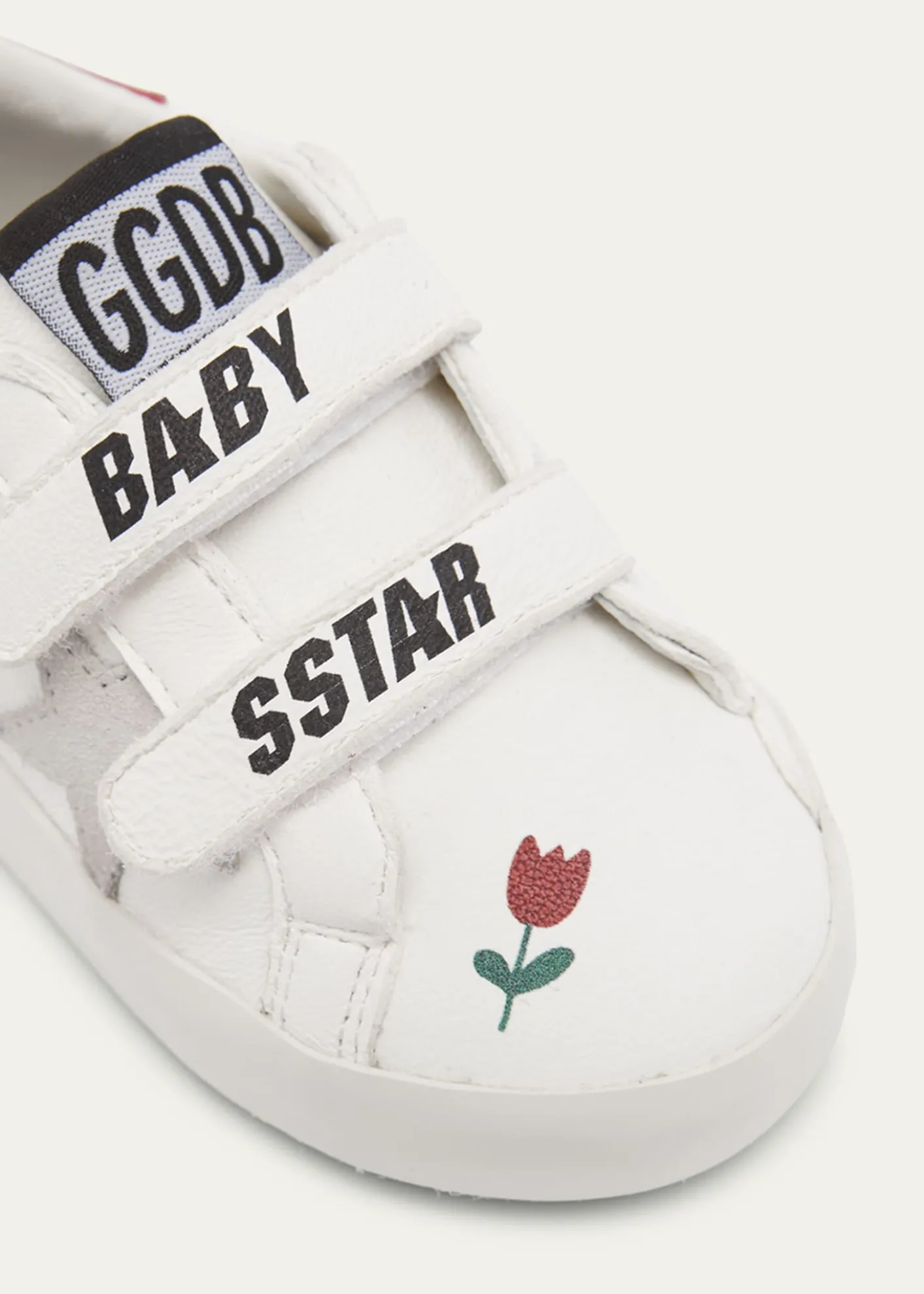 Golden GooseGirl's School Leather Low Top Sneakers, Baby