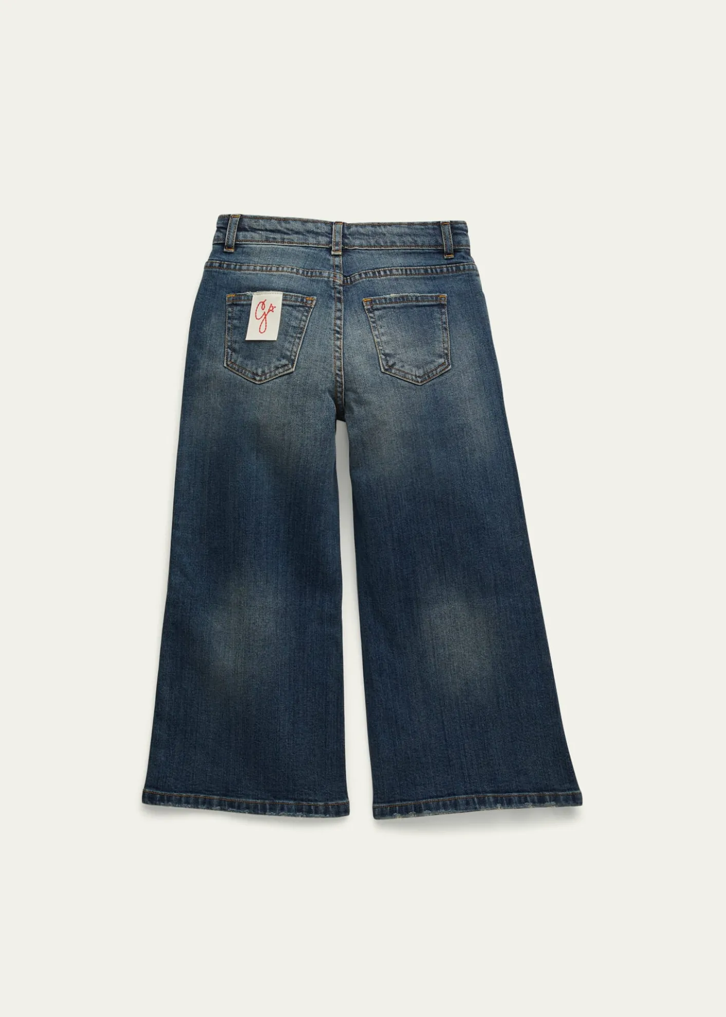Golden GooseGirl's Wide Leg Medium Wash Jeans, Size 4-10