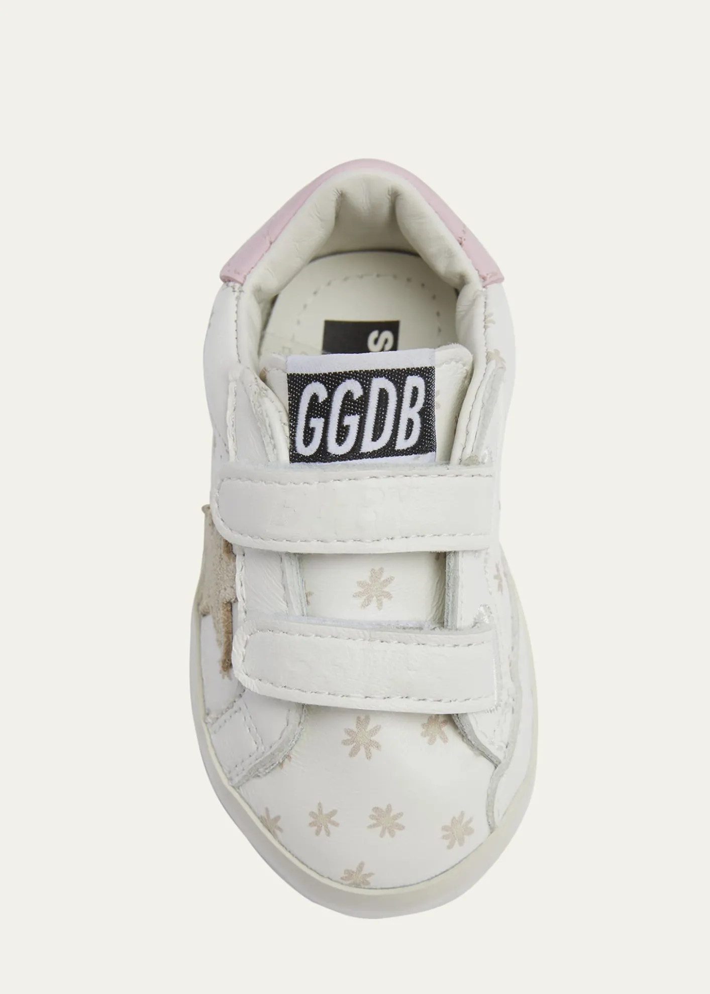 Golden GooseKid's Old School Nappa Leather and Suede Sneakers, Baby