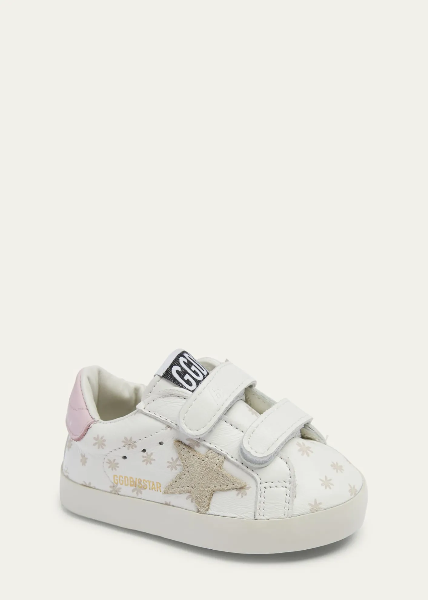 Golden GooseKid's Old School Nappa Leather and Suede Sneakers, Baby